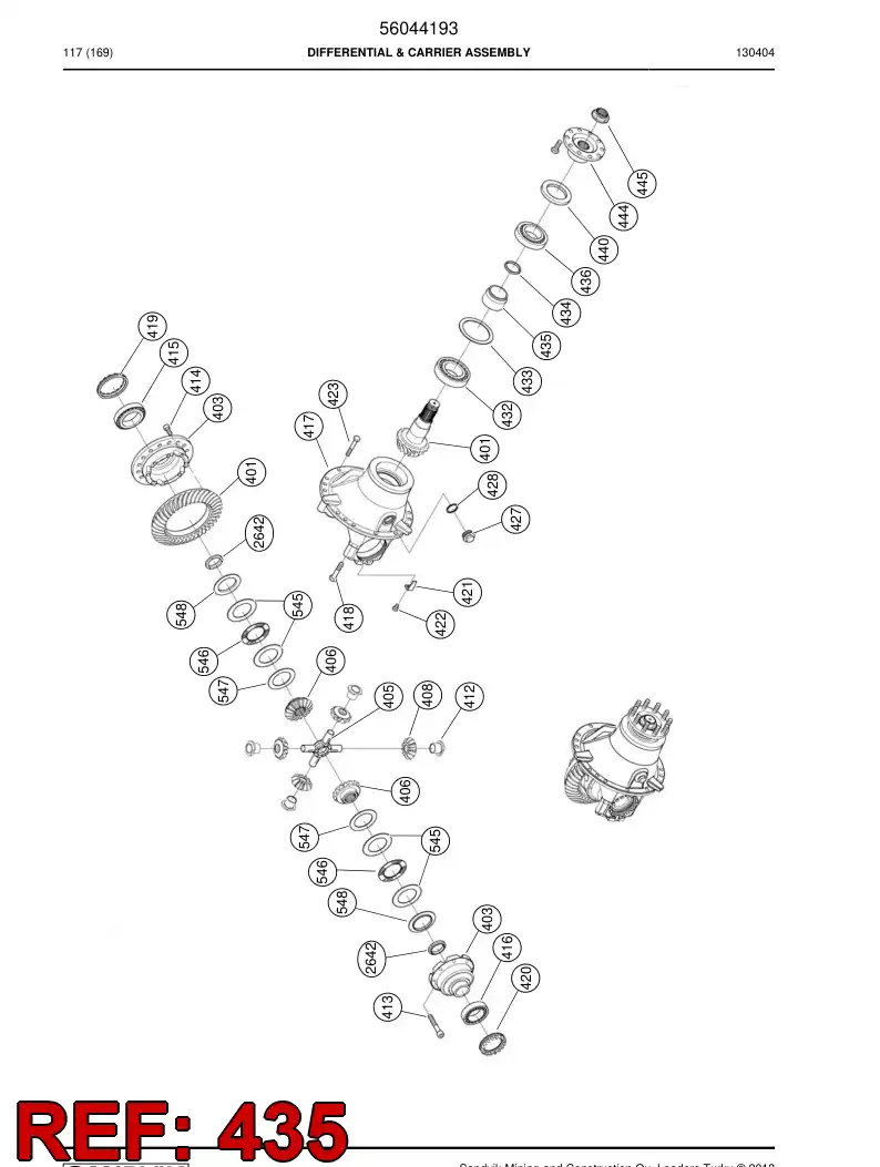 56031748 560 317 48 Bushing - Sandvik Technical Drawing