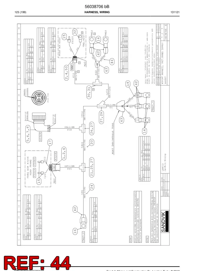 56031950 560 319 50 Conduits for wire - Sandvik Technical Drawing