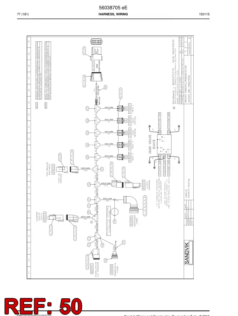 56031952 560 319 52 Conduit, Wire - Sandvik Technical Drawing