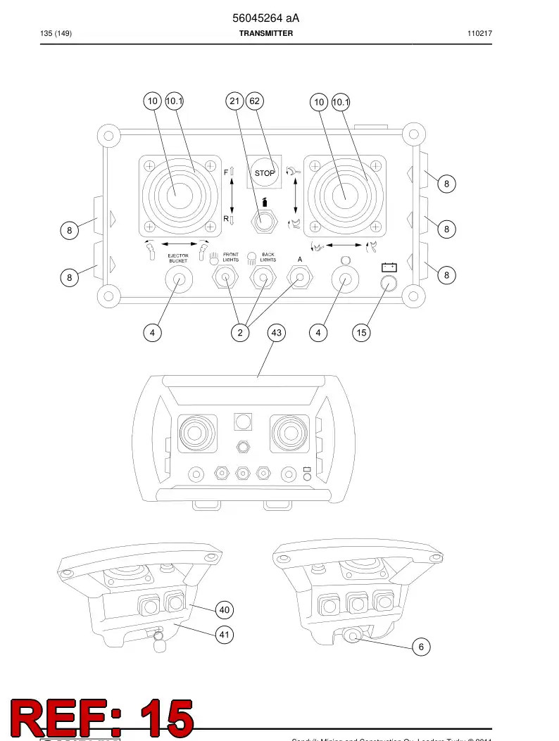 56032640 560 326 40 LED-light - Sandvik Technical Drawing