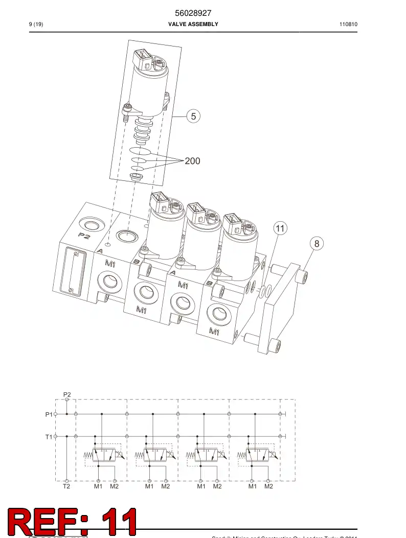 56032754 560 327 54 O-ring - Sandvik Technical Drawing