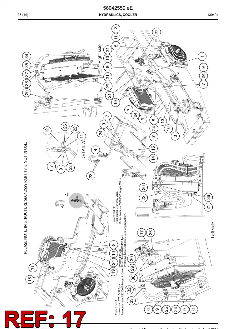56032855 560 328 55 Pipe - Sandvik Technical Drawing