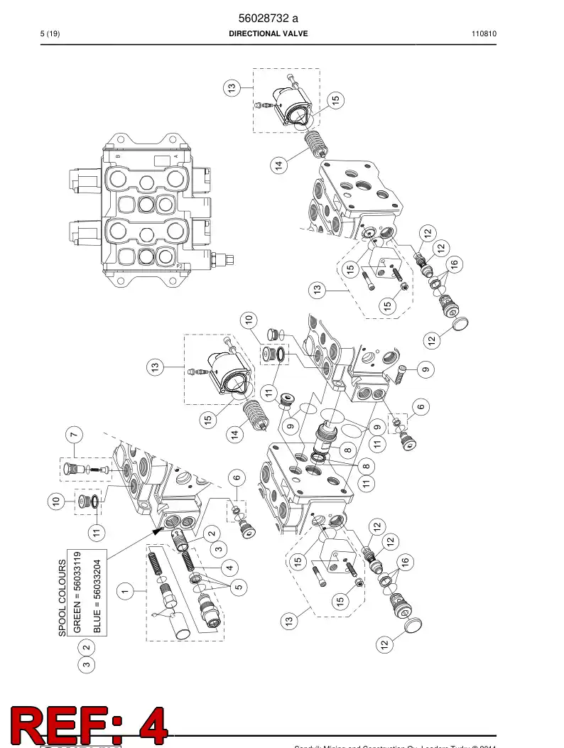 56033209 560 332 09 Spring - Sandvik Technical Drawing