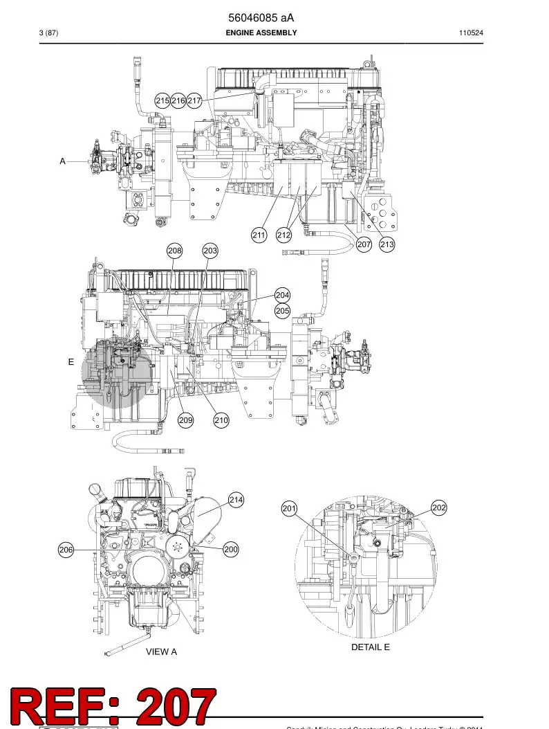56034105 560 341 05 Plug - Sandvik Technical Drawing