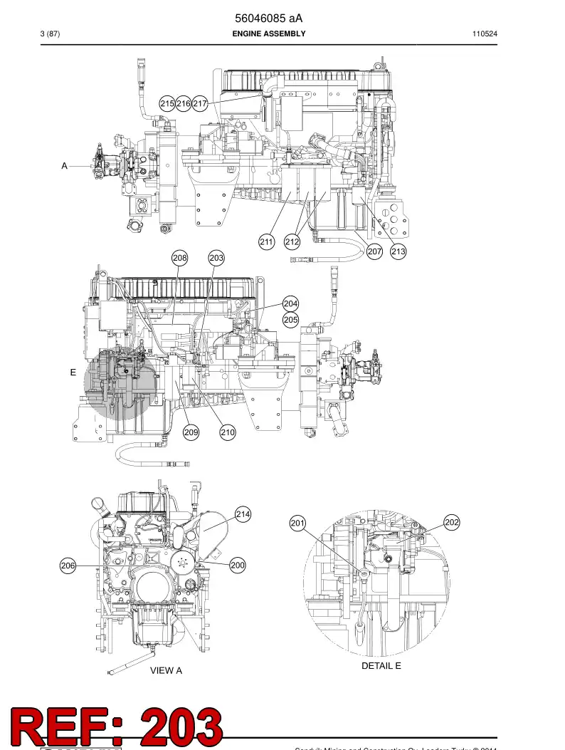 56034107 560 341 07 Pressure sensor - Sandvik Technical Drawing