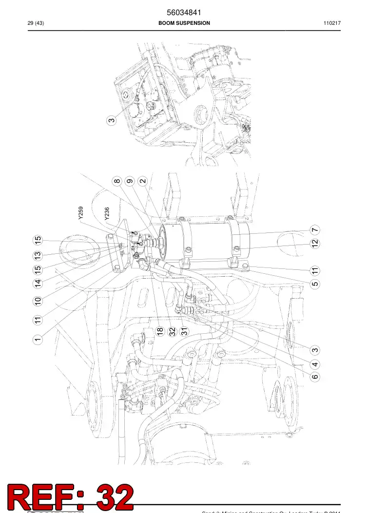 56034842 560 348 42 Pipe - Sandvik Technical Drawing