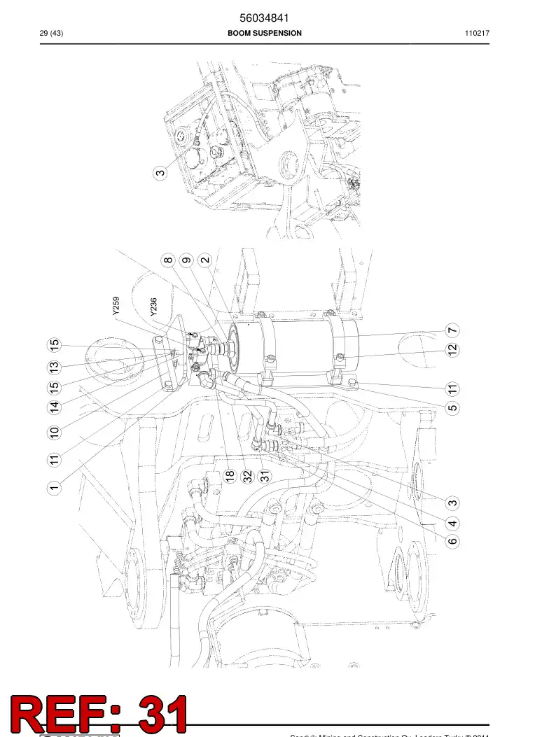 56034843 560 348 43 Pipe - Sandvik Technical Drawing