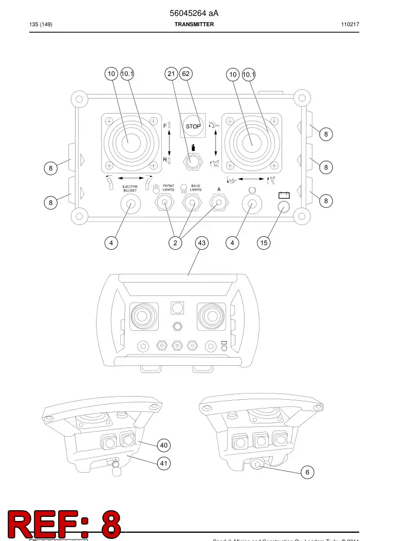 56035990 560 359 90 Switch - Sandvik Technical Drawing