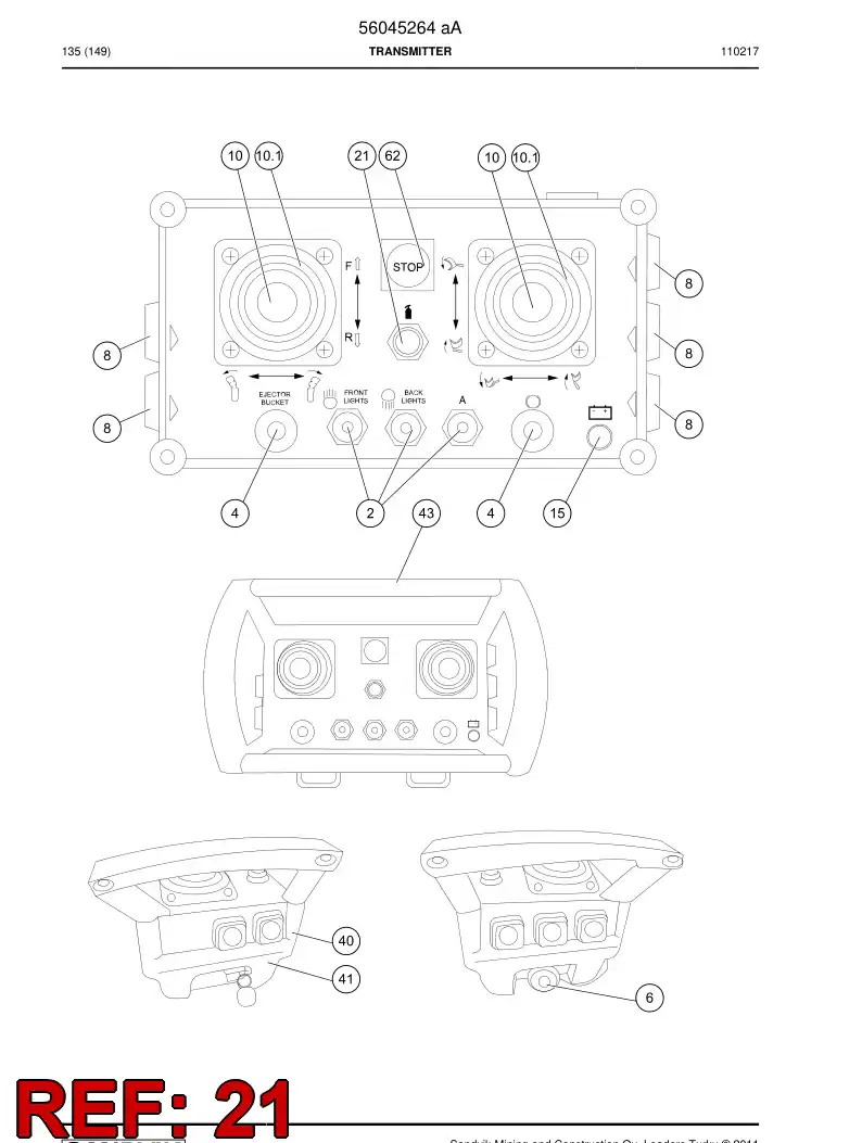 56036174 560 361 74 Switch - Sandvik Technical Drawing