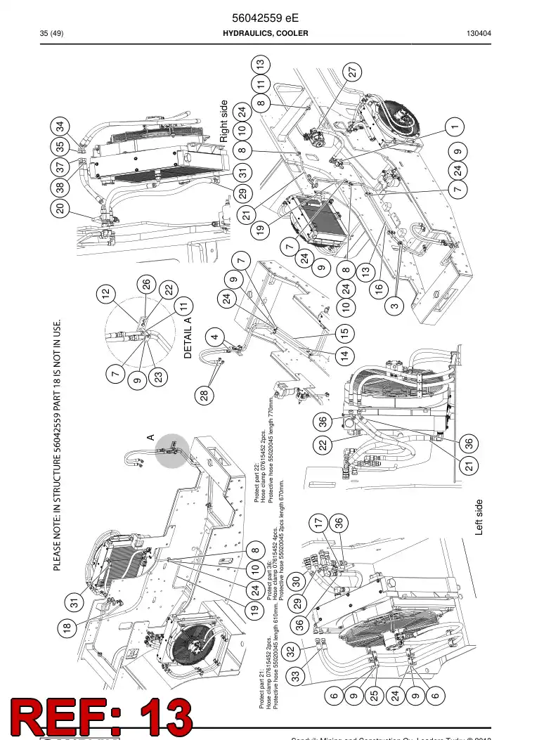 56036309 560 363 09 Pipe - Sandvik Technical Drawing
