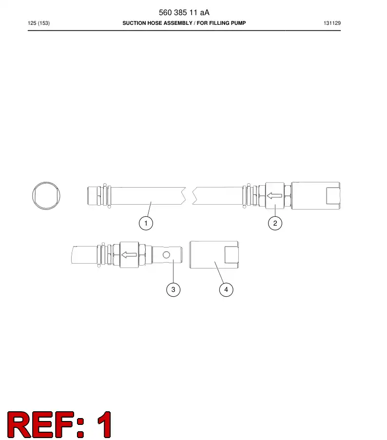 560 365 30 HOSE - drawing