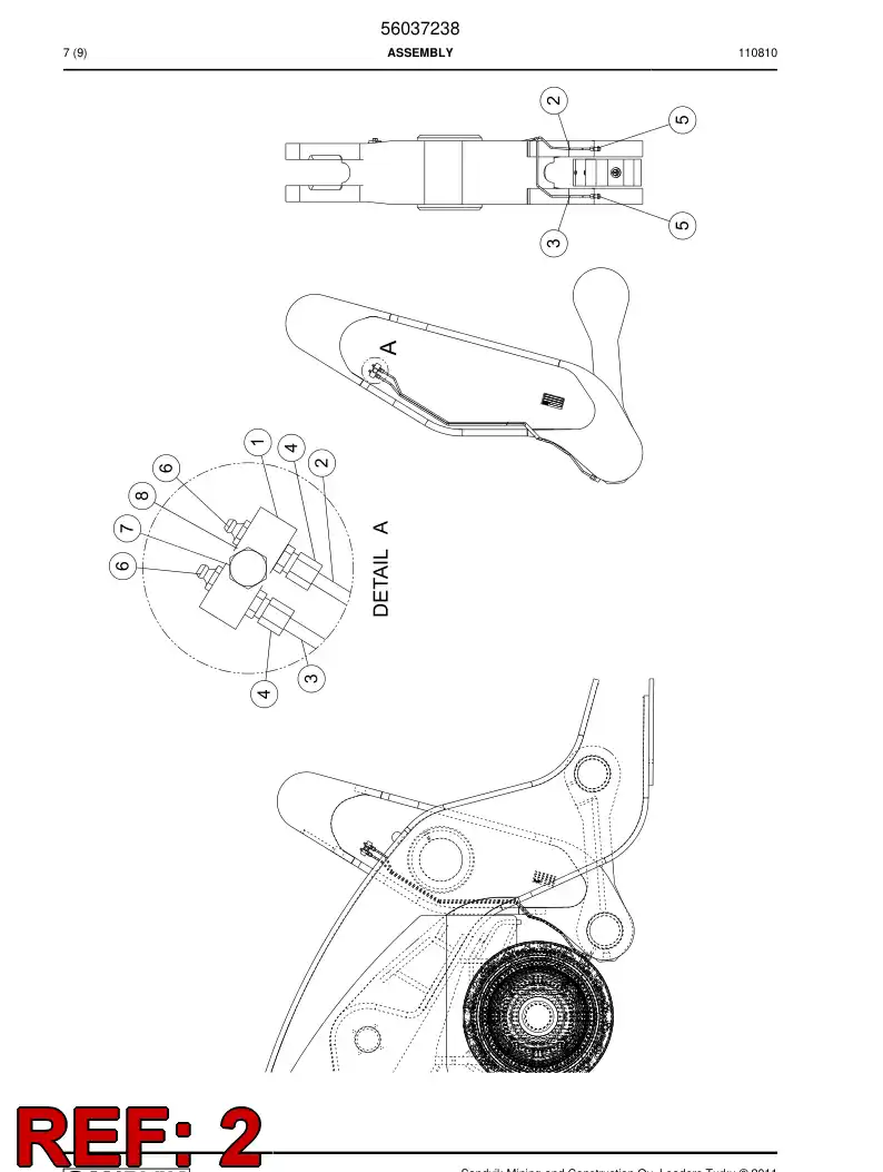 56037246 560 372 46 Pipe - Sandvik Technical Drawing