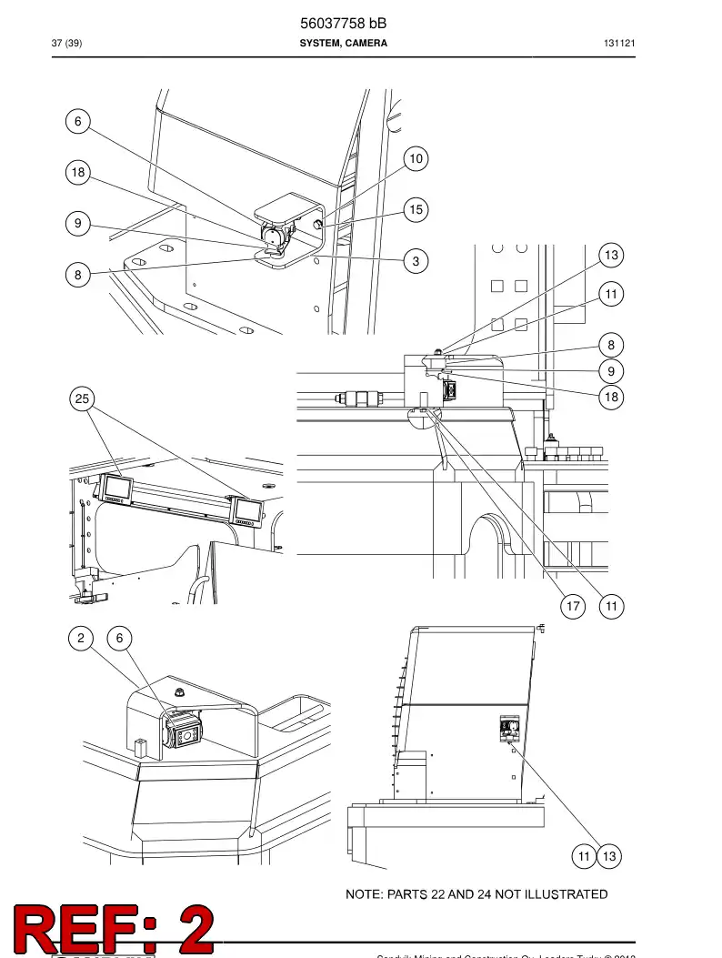 56037529 560 375 29 Guard - Sandvik Technical Drawing