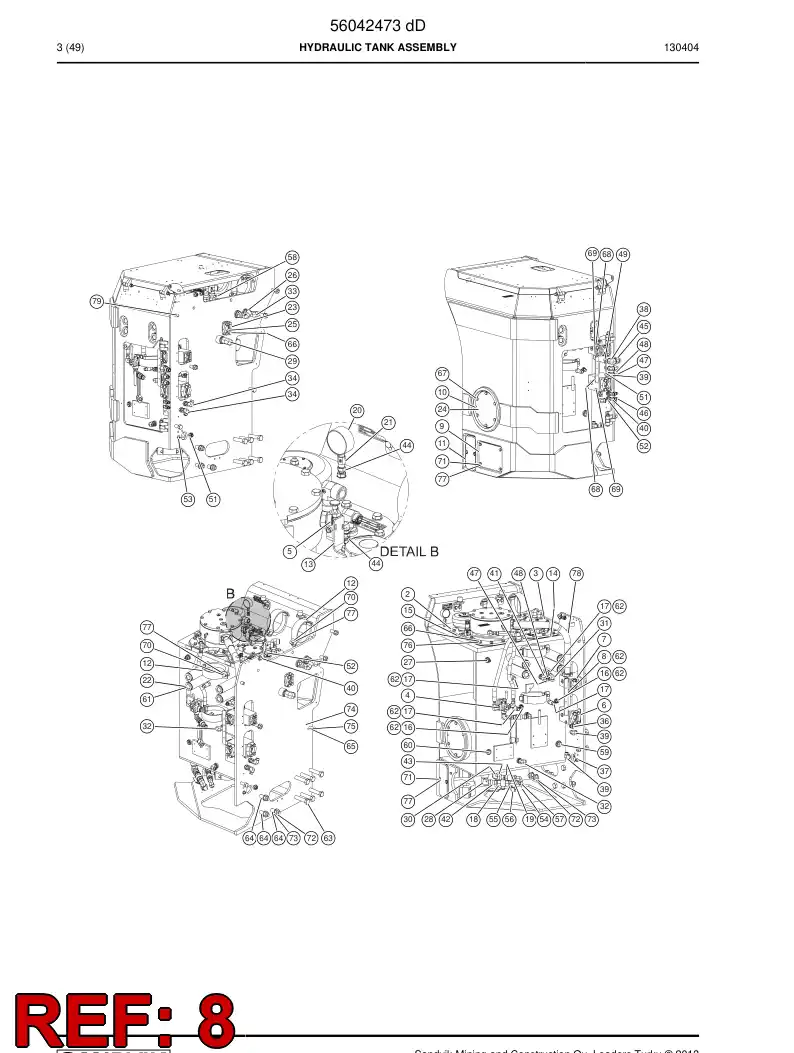 56037632 560 376 32 Connector - Sandvik Technical Drawing