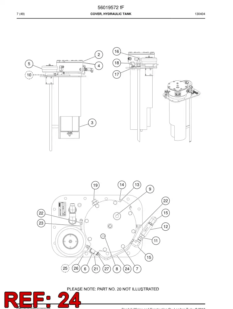 56038535 560 385 35 Pipe - Sandvik Technical Drawing