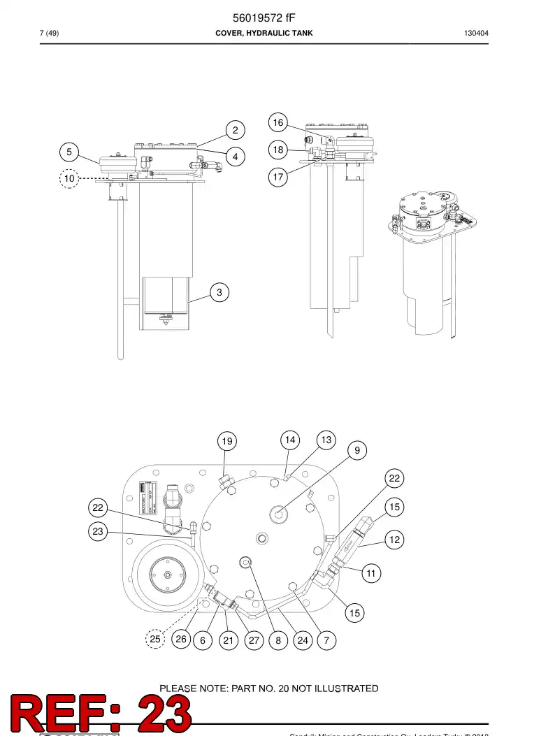 56038536 560 385 36 Pipe - Sandvik Technical Drawing