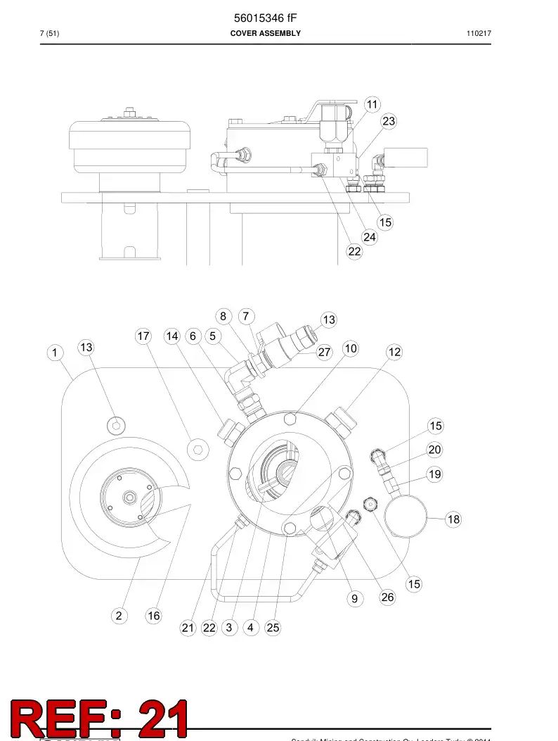 56038617 560 386 17 Pipe - Sandvik Technical Drawing
