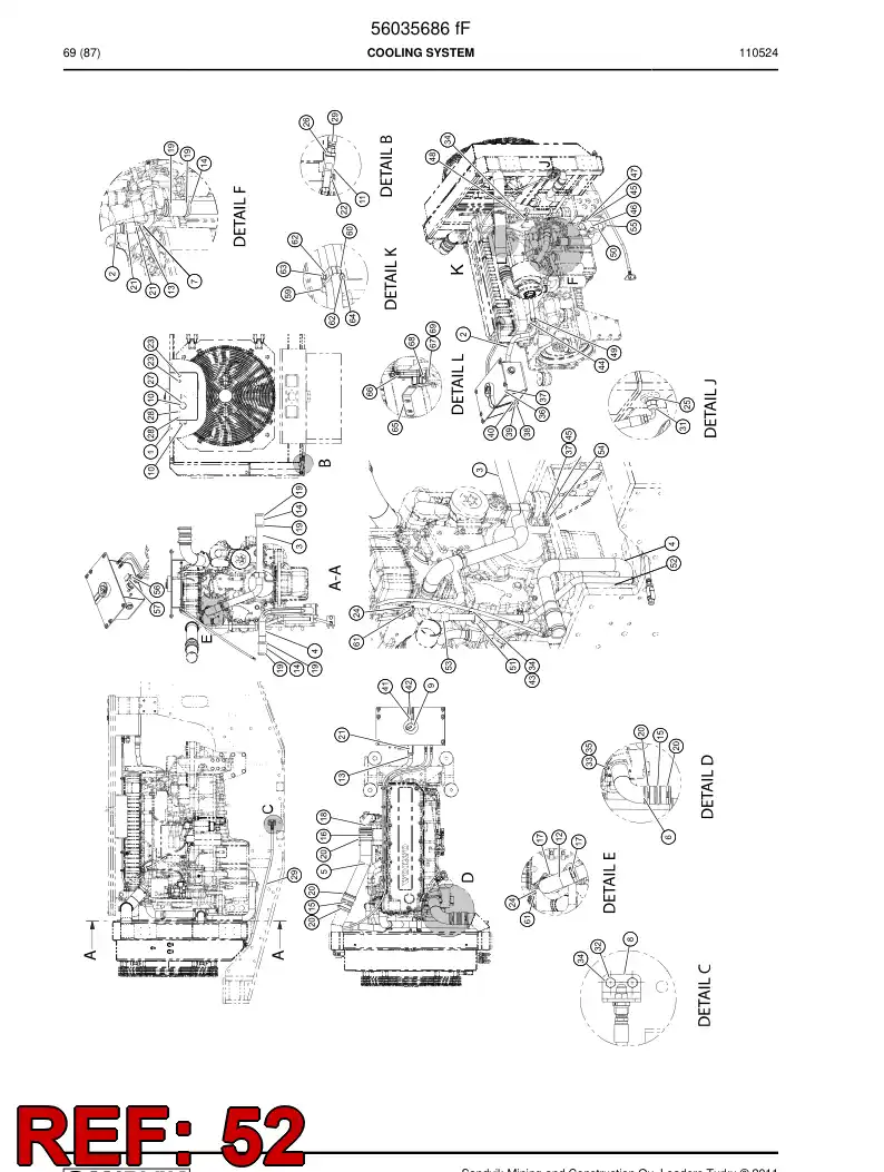 56039007 560 390 07 Pipe - Sandvik Technical Drawing