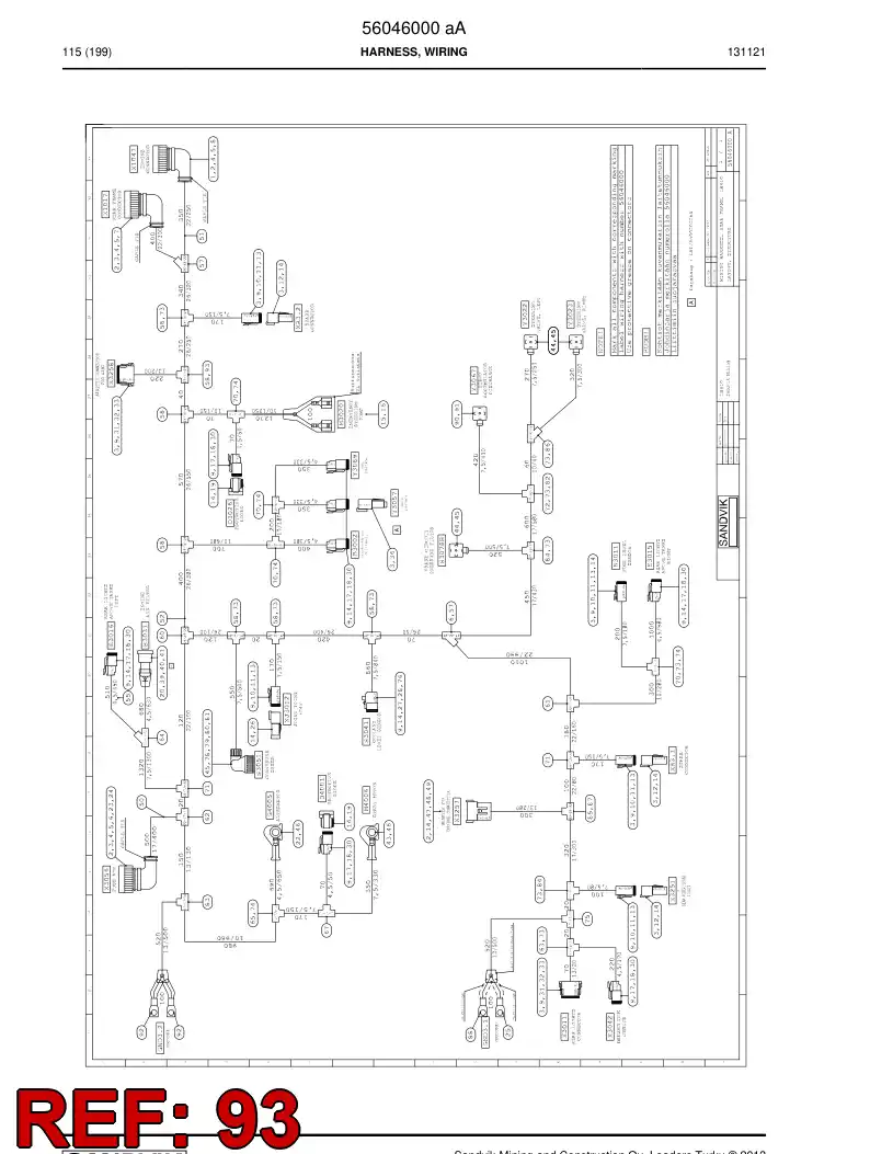 56039186 560 391 86 Adapter, Tee - Sandvik Technical Drawing