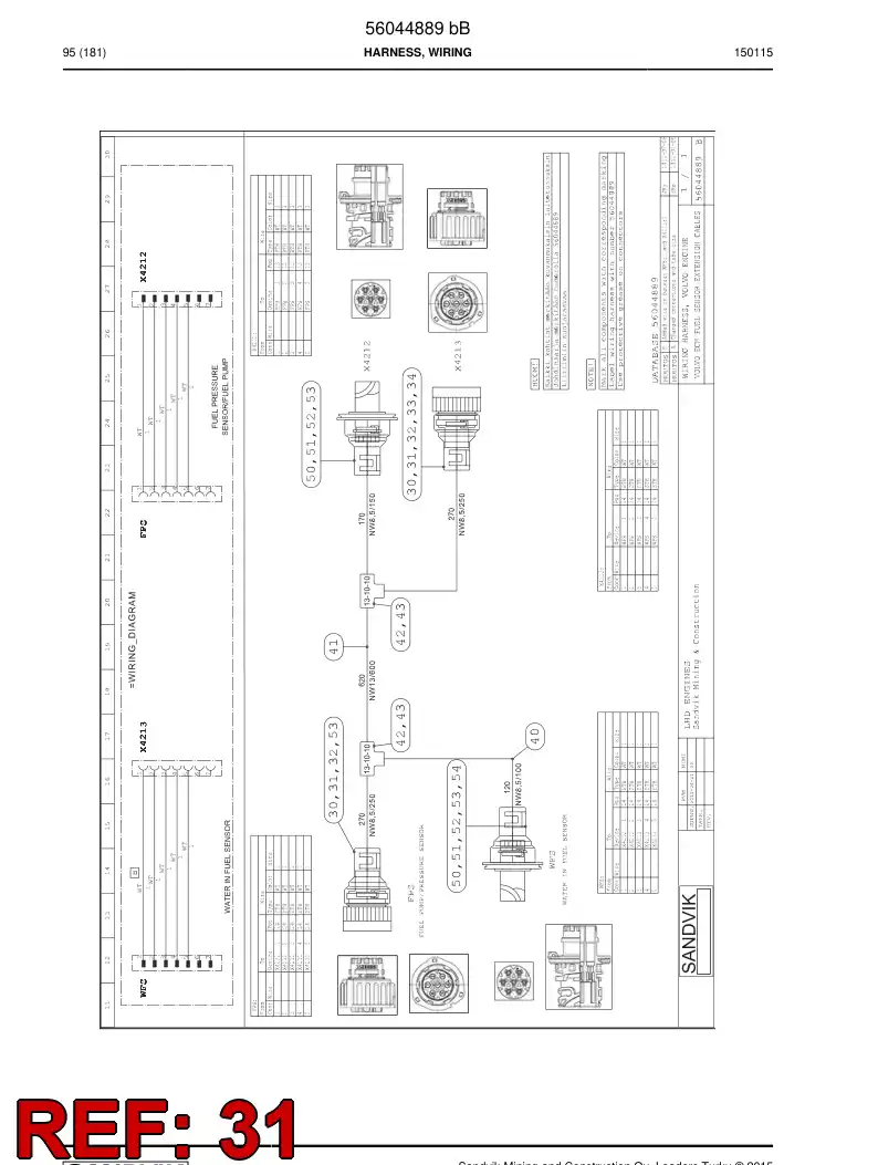 56039372 560 393 72 Accessories, Connector - Sandvik Technical Drawing