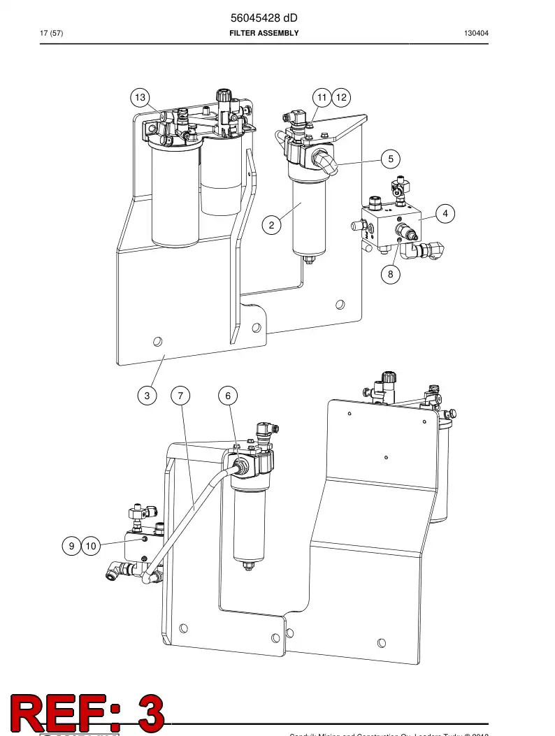 56039577 560 395 77 Supporting block - Sandvik Technical Drawing