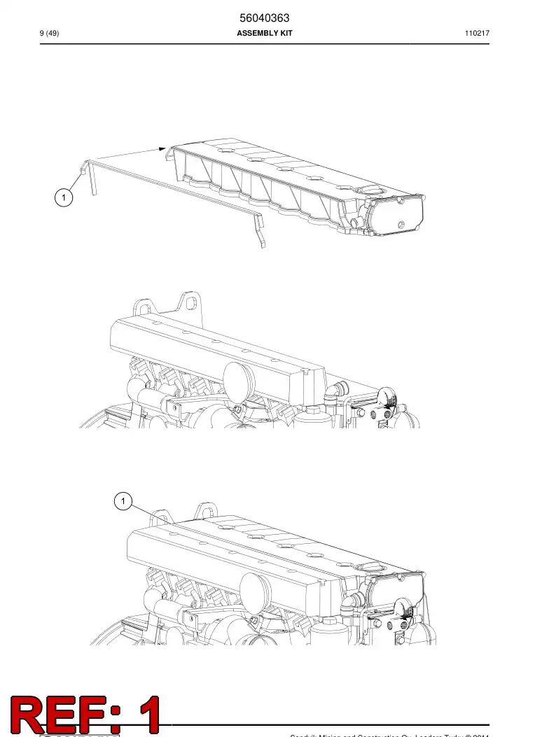 56040237 560 402 37 Gasket plate - Sandvik Technical Drawing