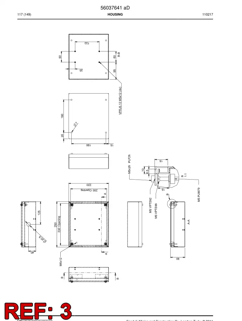 56040386 560 403 86 Washer - Sandvik Technical Drawing
