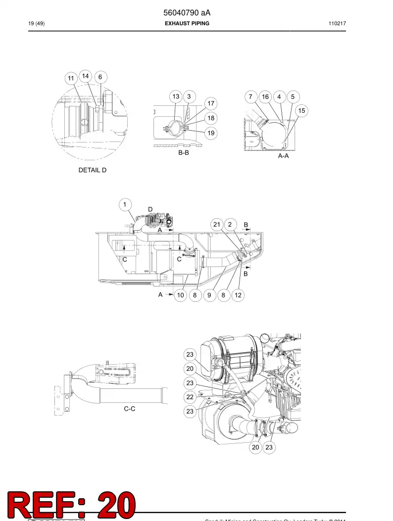 56040824 560 408 24 Hose - Sandvik Technical Drawing