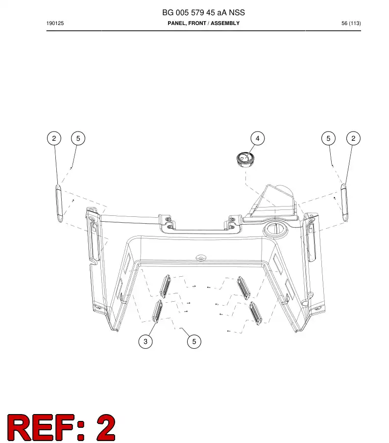 56040876b 560 408 76b Lamp, Interior - Sandvik Technical Drawing