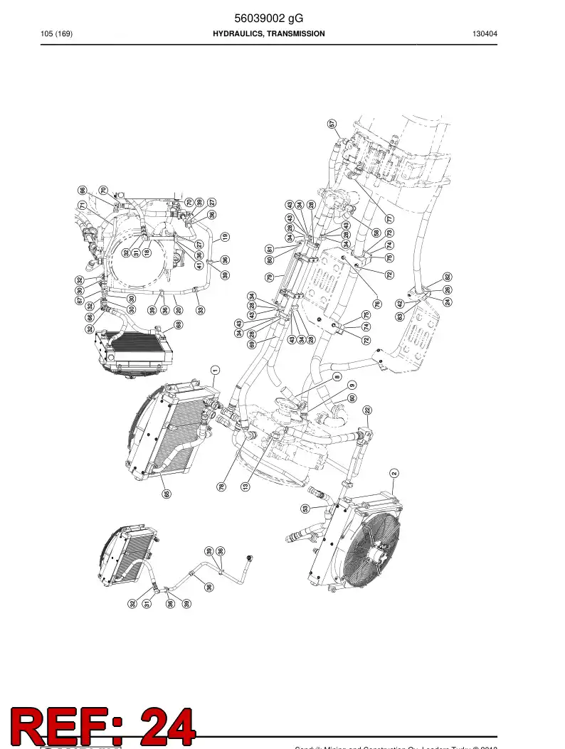 56040991 560 409 91 Clamp, Pipe - Sandvik Technical Drawing