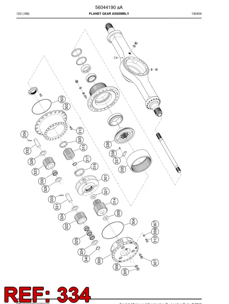 56041357 560 413 57 Pin, Locking - Sandvik Technical Drawing