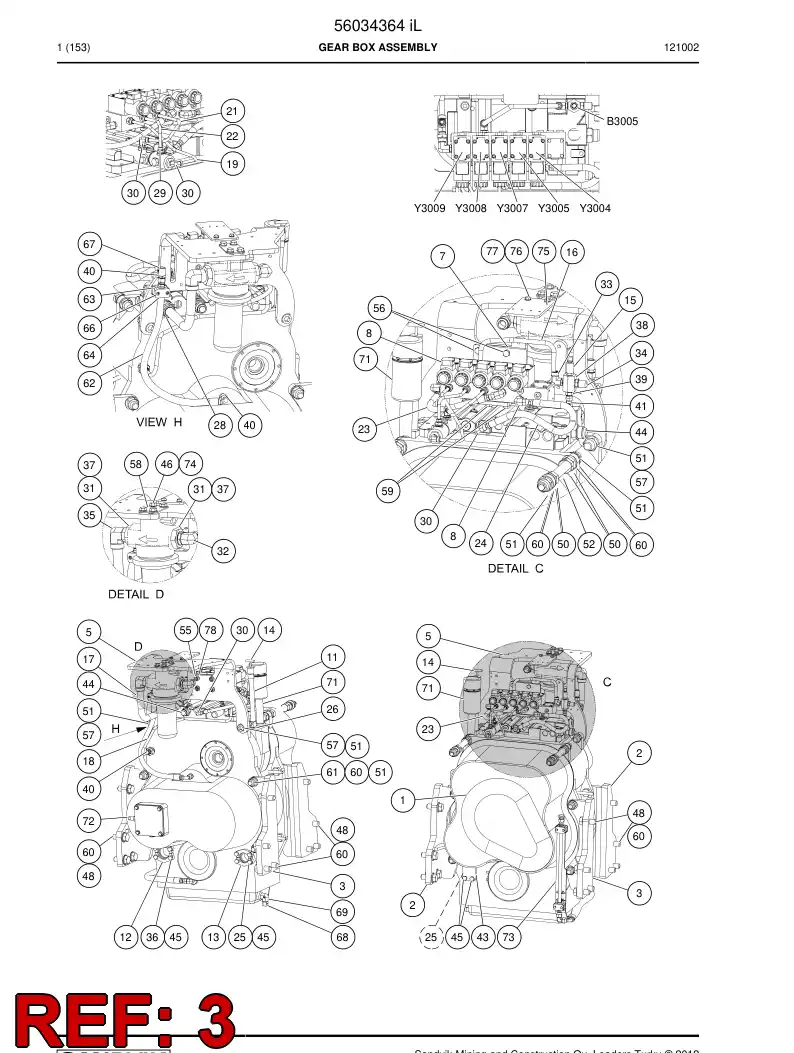 56041360 560 413 60 Supporting block - Sandvik Technical Drawing