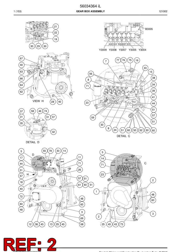 56041361 560 413 61 Supporting block - Sandvik Technical Drawing