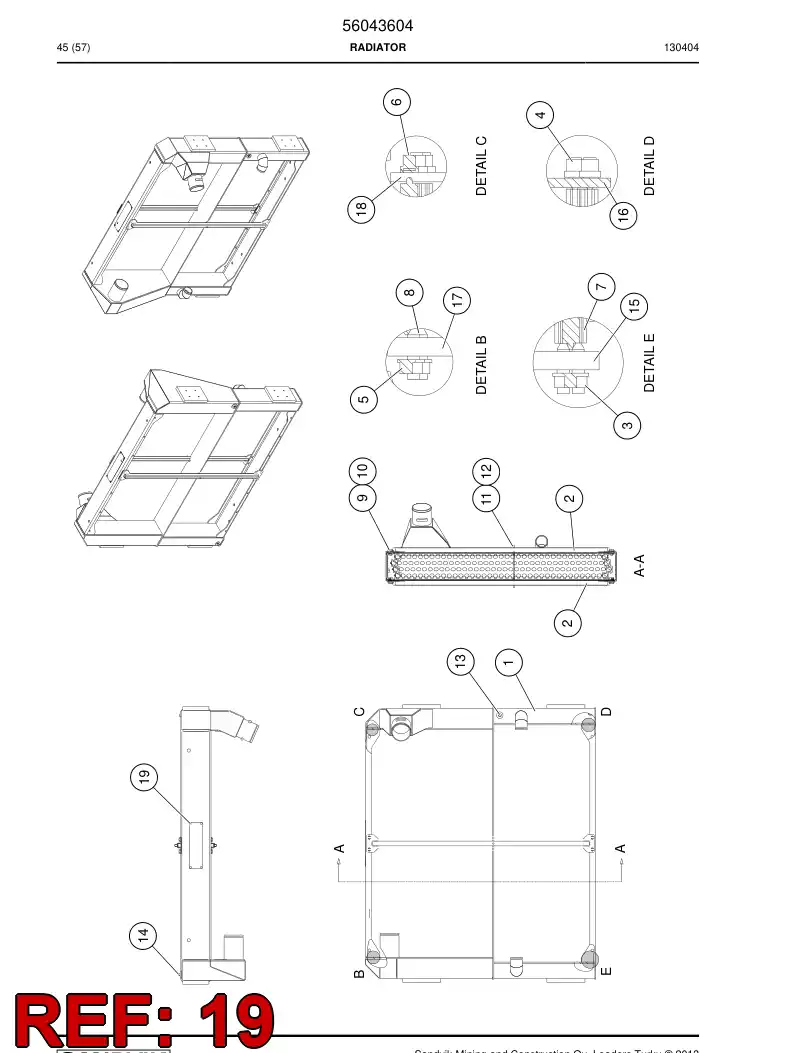 56041872 560 418 72 Rivet - Sandvik Technical Drawing
