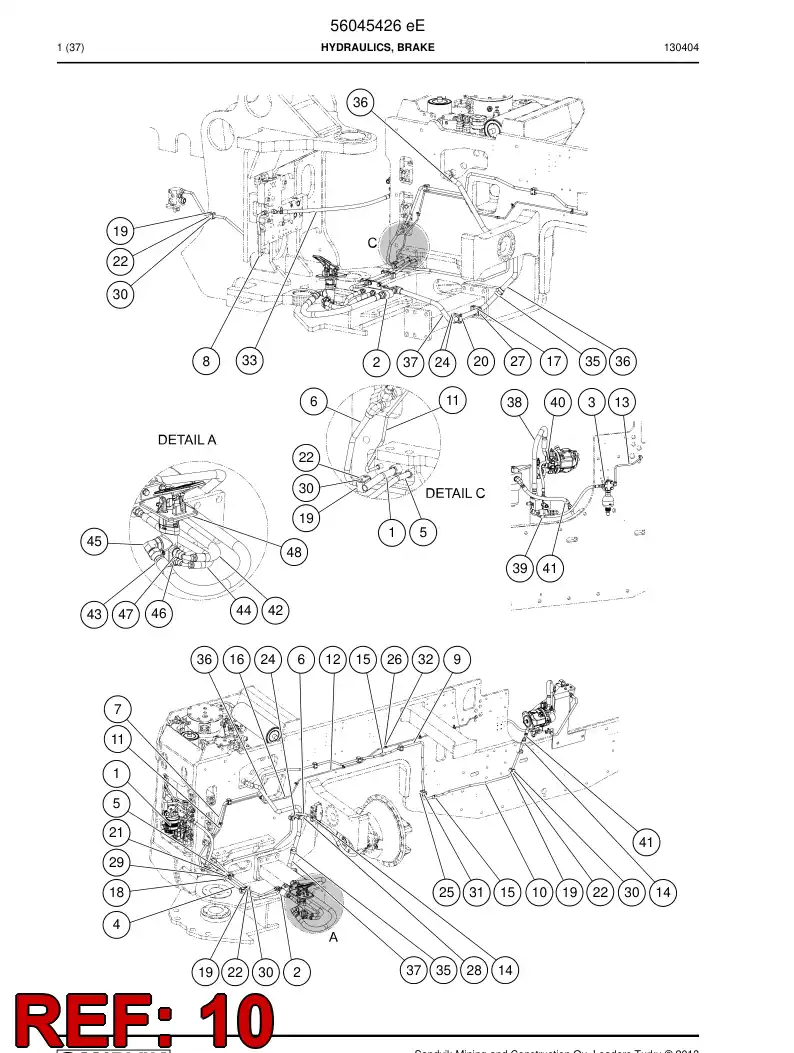 56042054 560 420 54 Pipe - Sandvik Technical Drawing