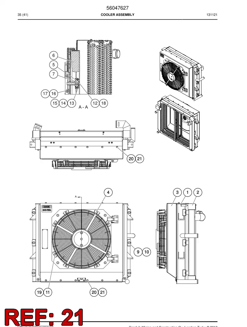 56042460 560 424 60 Washer - Sandvik Technical Drawing