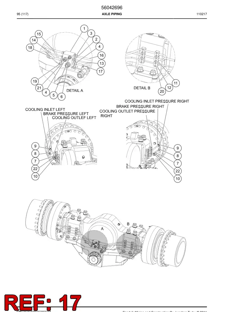 56042700 560 427 00 Pipe - Sandvik Technical Drawing