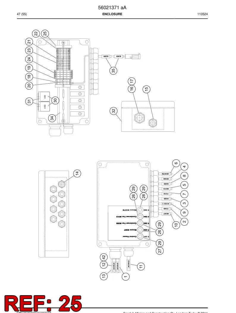 56042744 560 427 44 Limiter - Sandvik Technical Drawing