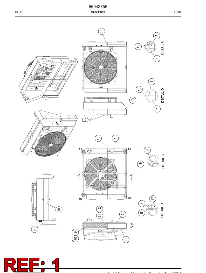 56042753 560 427 53 Body - Sandvik Technical Drawing