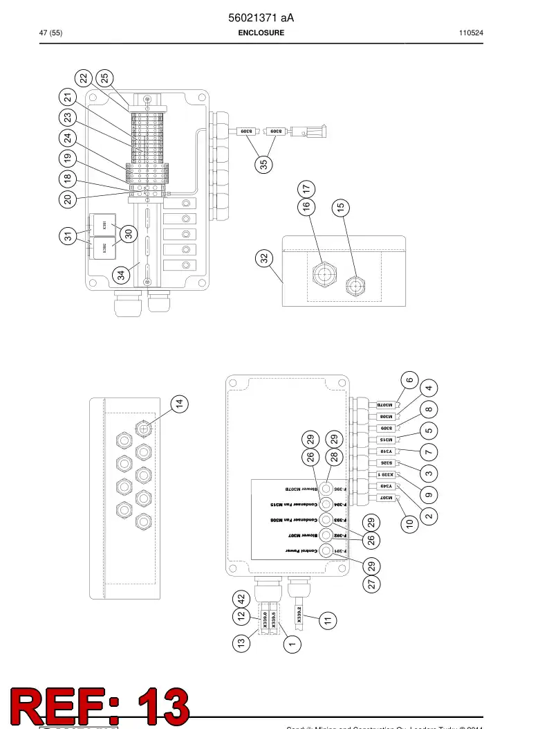 56042760 560 427 60 Insulation pipe - Sandvik Technical Drawing