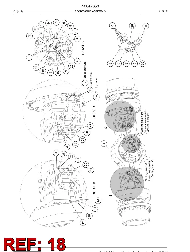 56042776 560 427 76 Pipe - Sandvik Technical Drawing