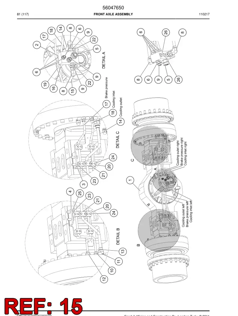 56042798 560 427 98 Pipe - Sandvik Technical Drawing