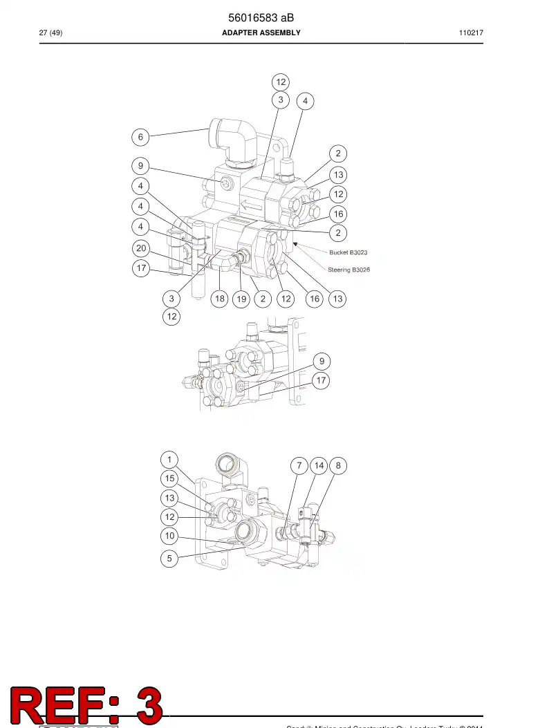 56042903 560 429 03 O-ring - Sandvik Technical Drawing