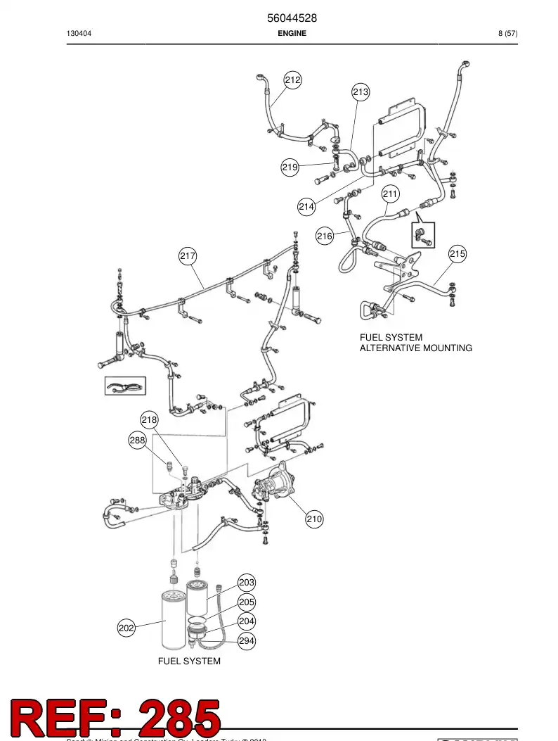 56043012 560 430 12 Sensor - Sandvik Technical Drawing