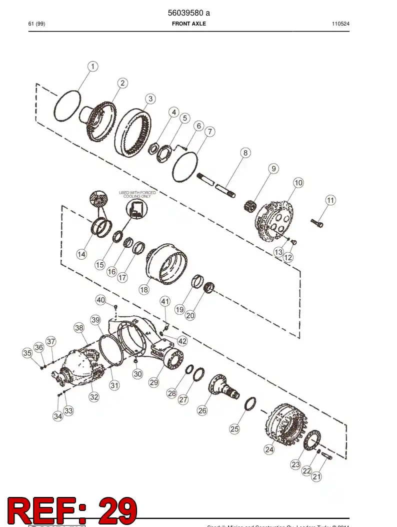 56043196 560 431 96 Housing - Sandvik Technical Drawing