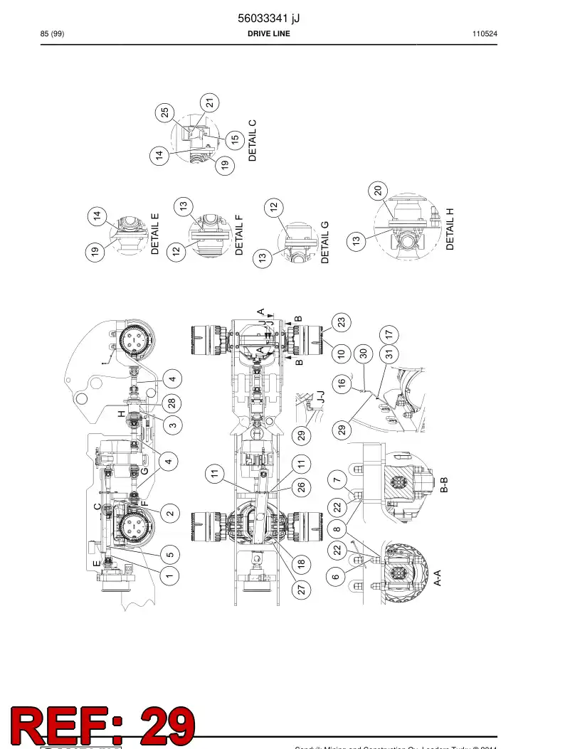 56043605 560 436 05 Pipe - Sandvik Technical Drawing