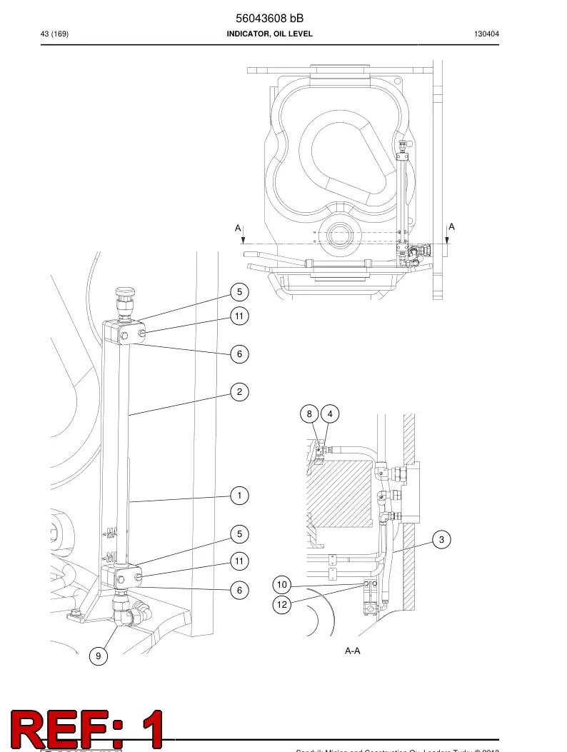 56043834 560 438 34 Supporting block assembly - Sandvik Technical Drawing