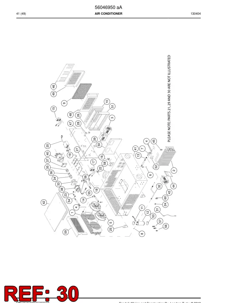 56043841 560 438 41 Nut - Sandvik Technical Drawing