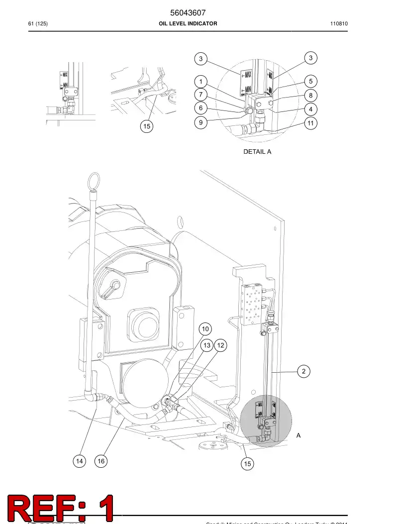 56044205 560 442 05 Mounting plate - Sandvik Technical Drawing