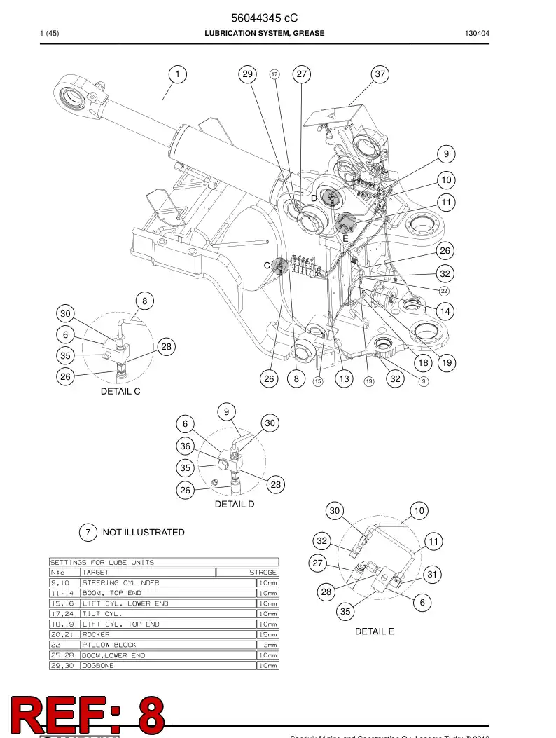 56044504 560 445 04 Pipe - Sandvik Technical Drawing